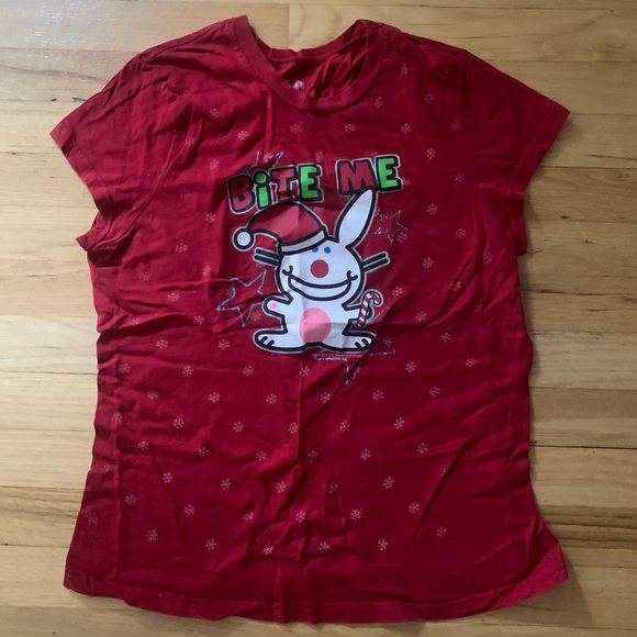 Happy Bunny Bite Me Tee Shirt - XL - Picture 6 of 11